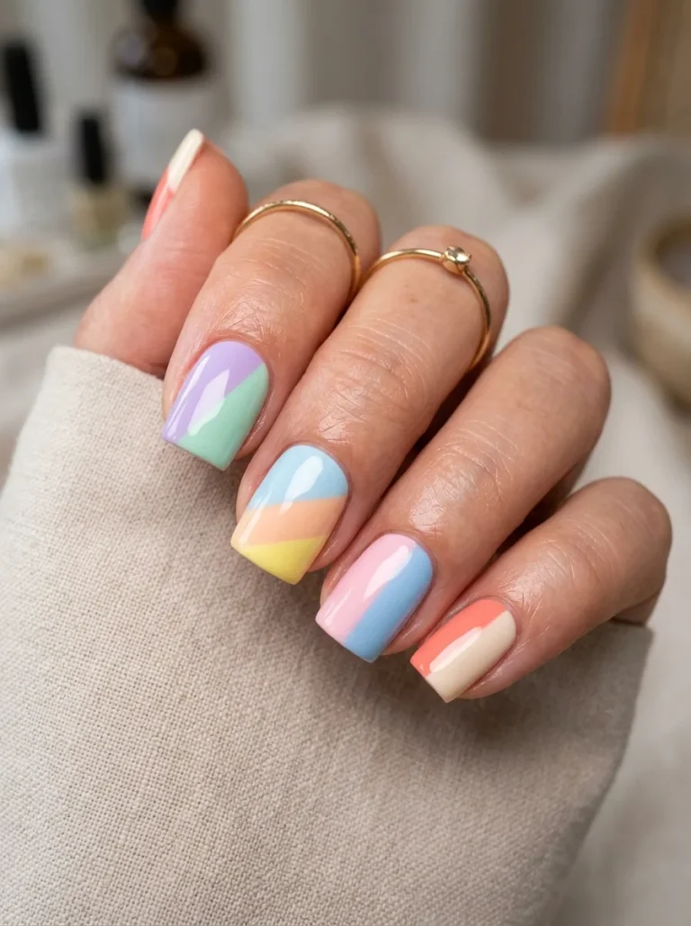 Color-Blocked Pastels